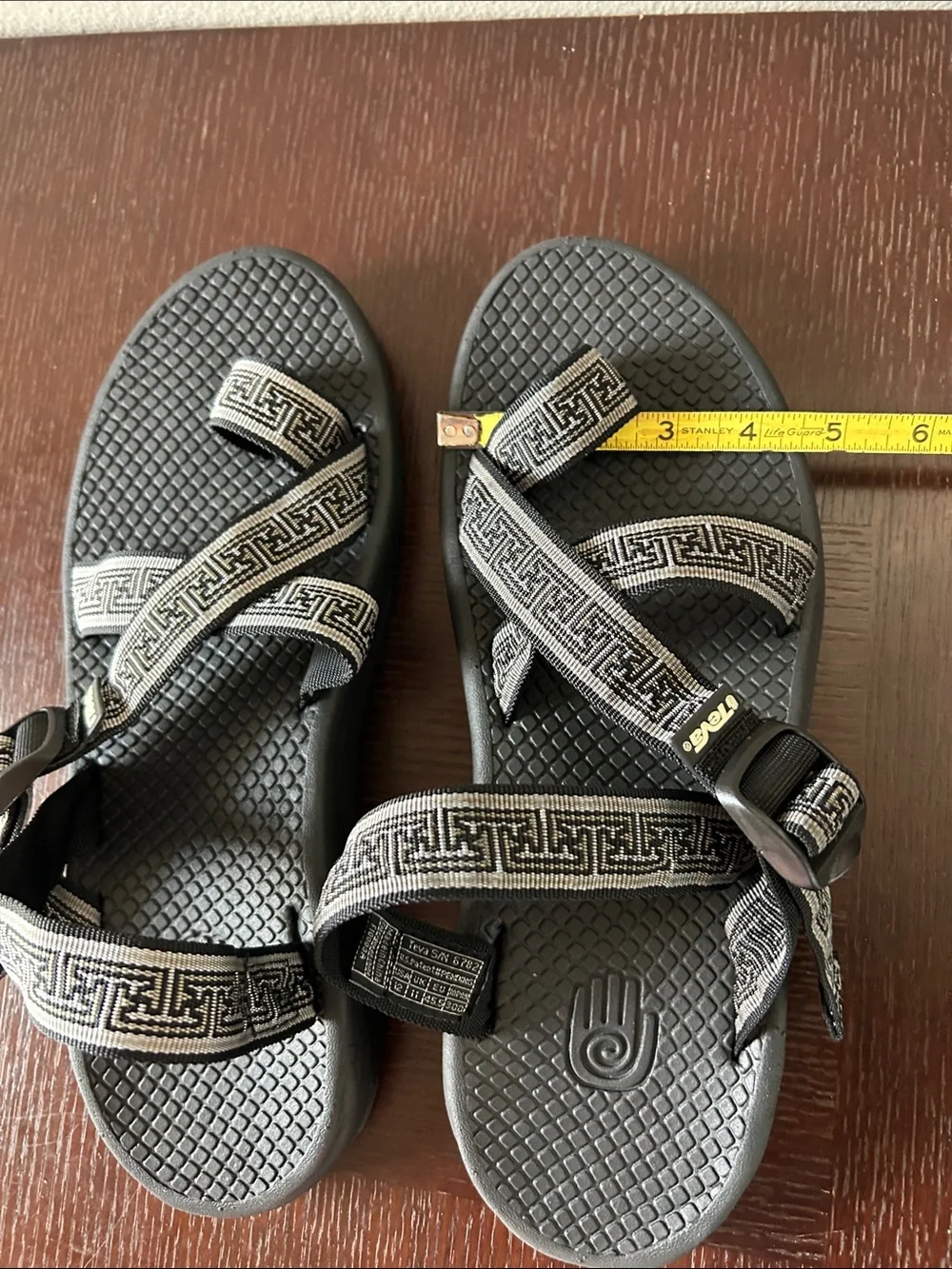 Teva Mens Water River 6782 Aztec Print Toe Loop Hiking Beach Summer Sandals 12